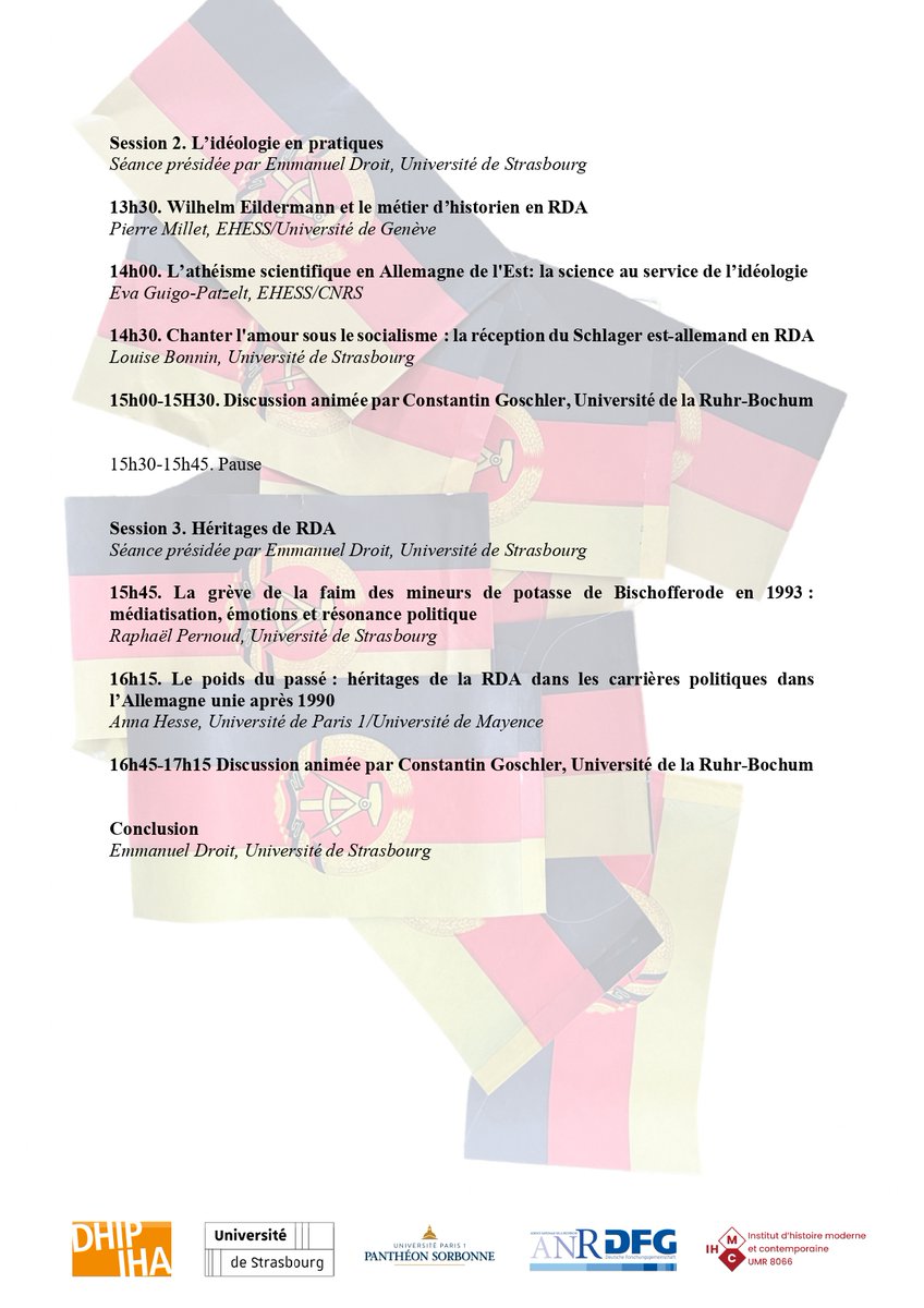 La RDA , c'est demain à <a href="/SorbonneParis1/">Université Paris 1 Panthéon-Sorbonne</a> :