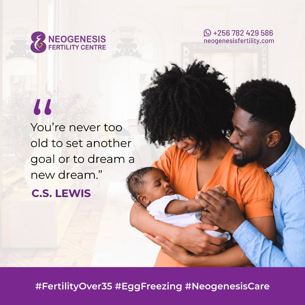 Your dreams don’t expire. Neither should your options. 💫
Explore fertility care at any age, from egg freezing to support beyond 35.

📞 Book a consultation:
Call: +256 394 853532
WhatsApp: 0782 459586

#Fertility #NeogenesisFertilityCentre #FertilityJourney #NeogenesisCares