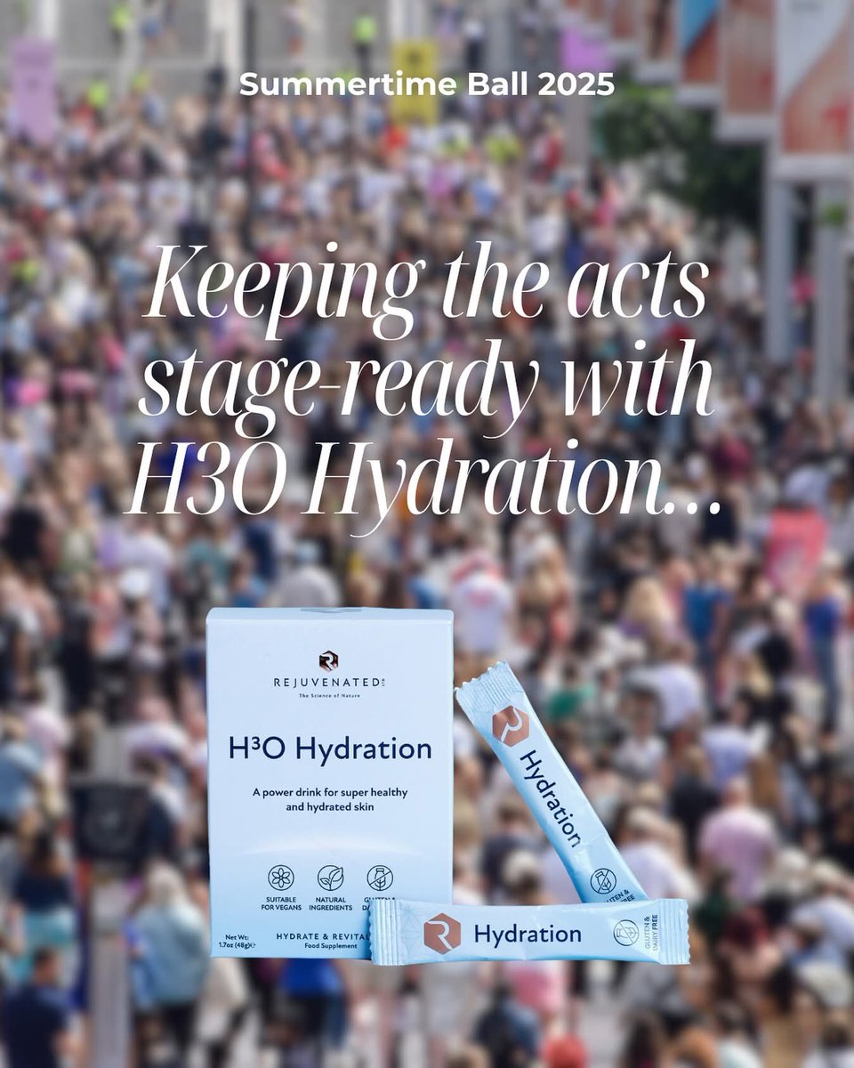 Backstage Hydration ✨

We’re so proud to say that all the acts performing at <a href="/CapitalOfficial/">Capital</a> #CapitalSTB yesterday received our H3O Hydration in preparation for their sets!

Because when you’re about to step on stage in front of thousands, #hydration is absolutely essential 💦