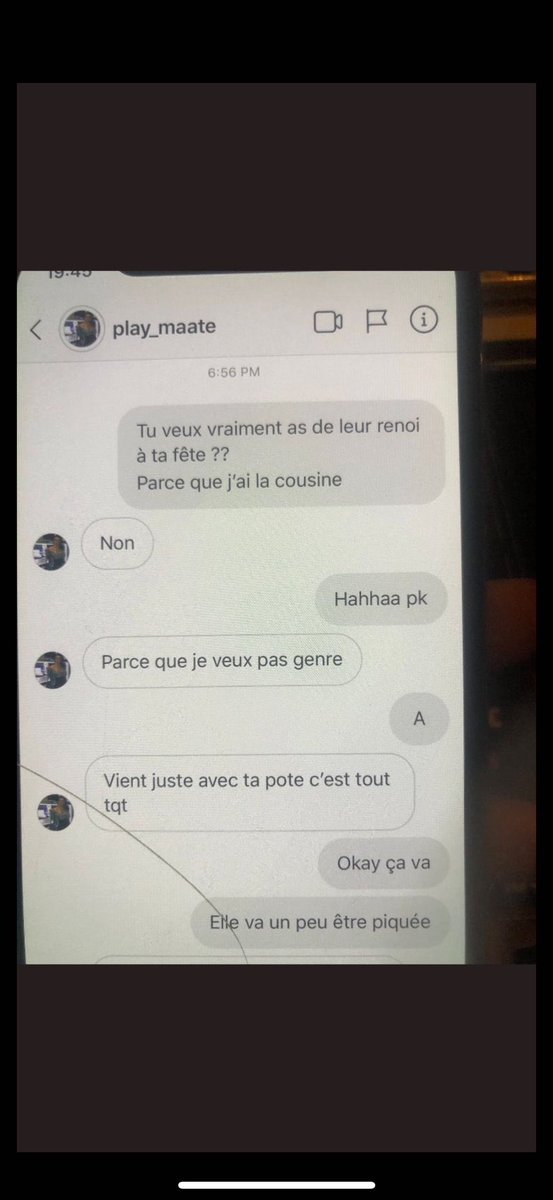 oui mais t’es une raciste non ?