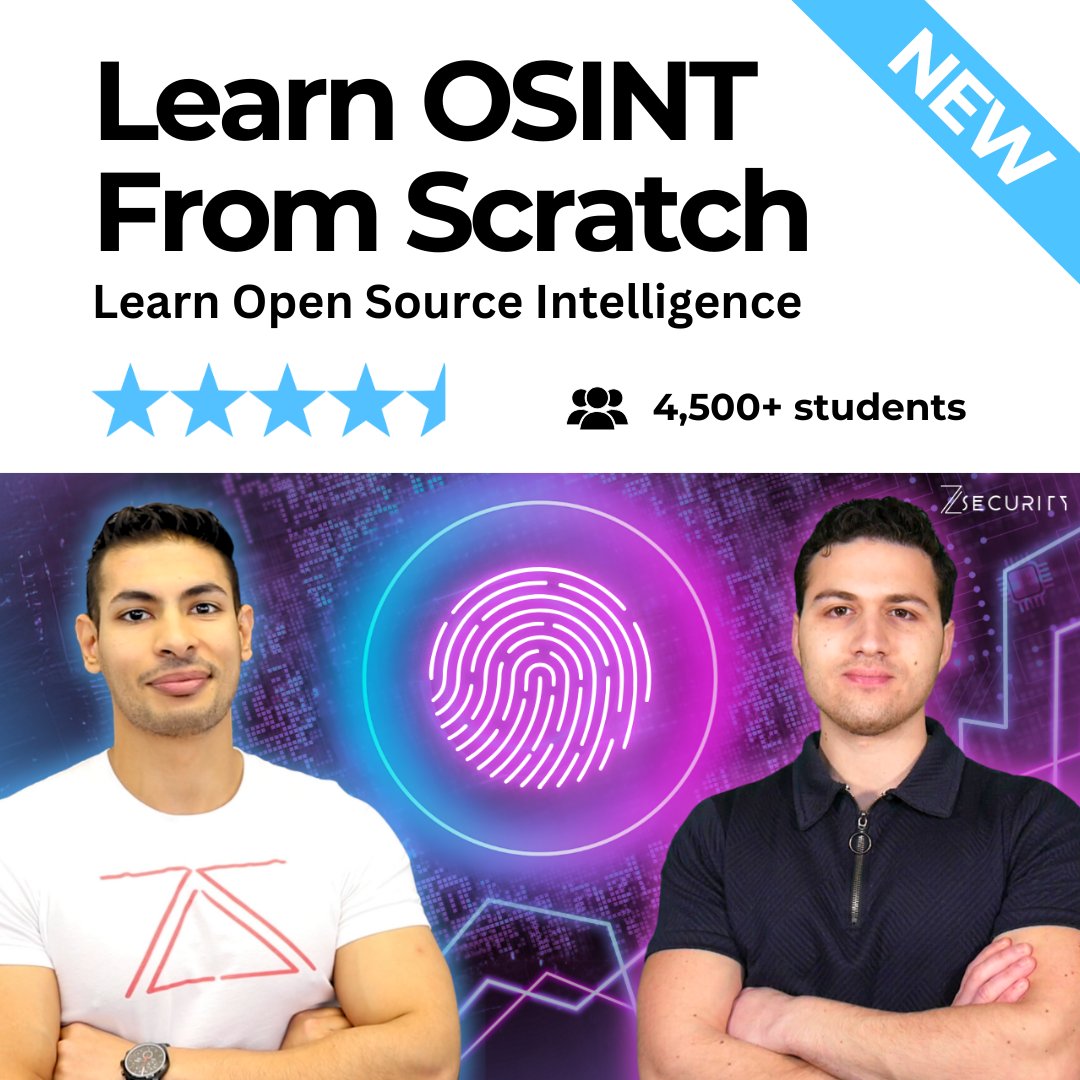 🔍 Master OSINT From Scratch — No Experience Needed!

Want to uncover emails, passwords, phone numbers, social media accounts, real-time locations, and more — legally and ethically?

🎯 Whether you're into cybersecurity, ethical hacking, investigations, or just curious — this cou
