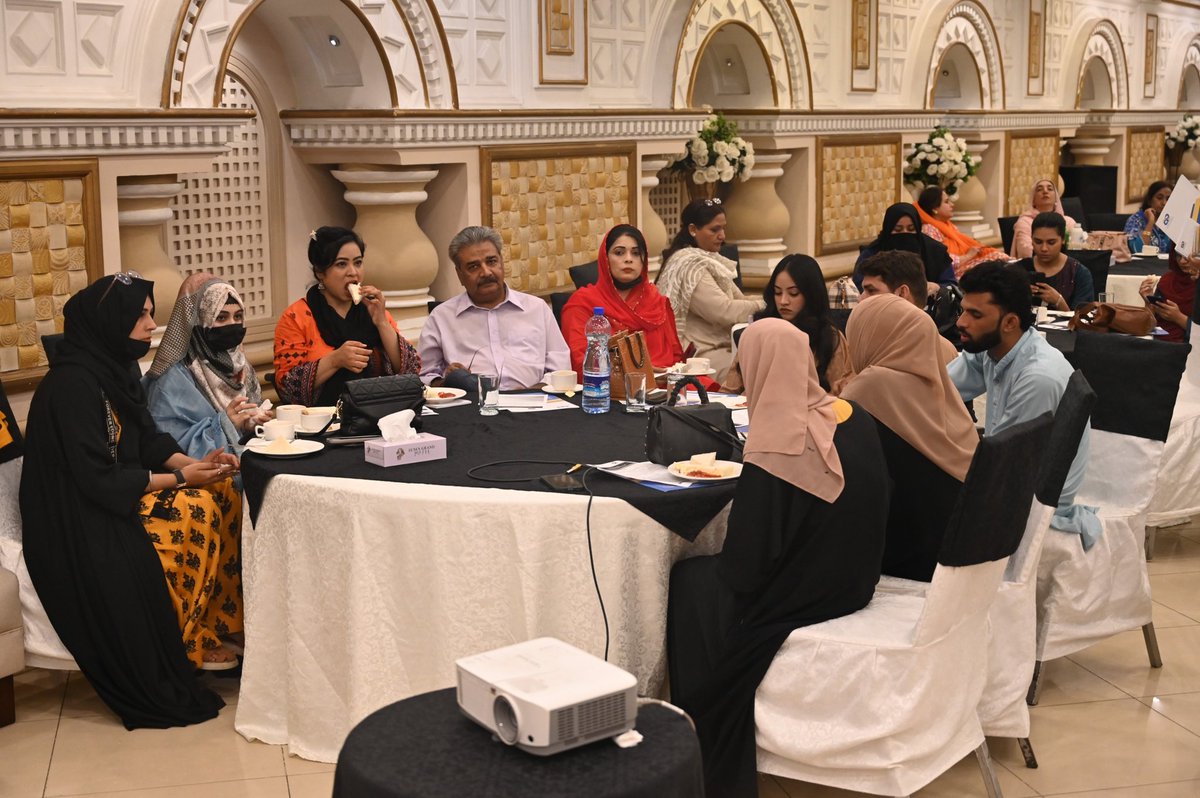 cpdi_pakistan's tweet image. Ms. Marta Ubeda Rodriguez, Programme Manager, European Union Delegation in Pakistan, stated in her opening remarks during the event held by @cpdi_pakistan on #safer and  #inclusive #media that, “The EU is proud to support this coalition of actors under this project. The EU…