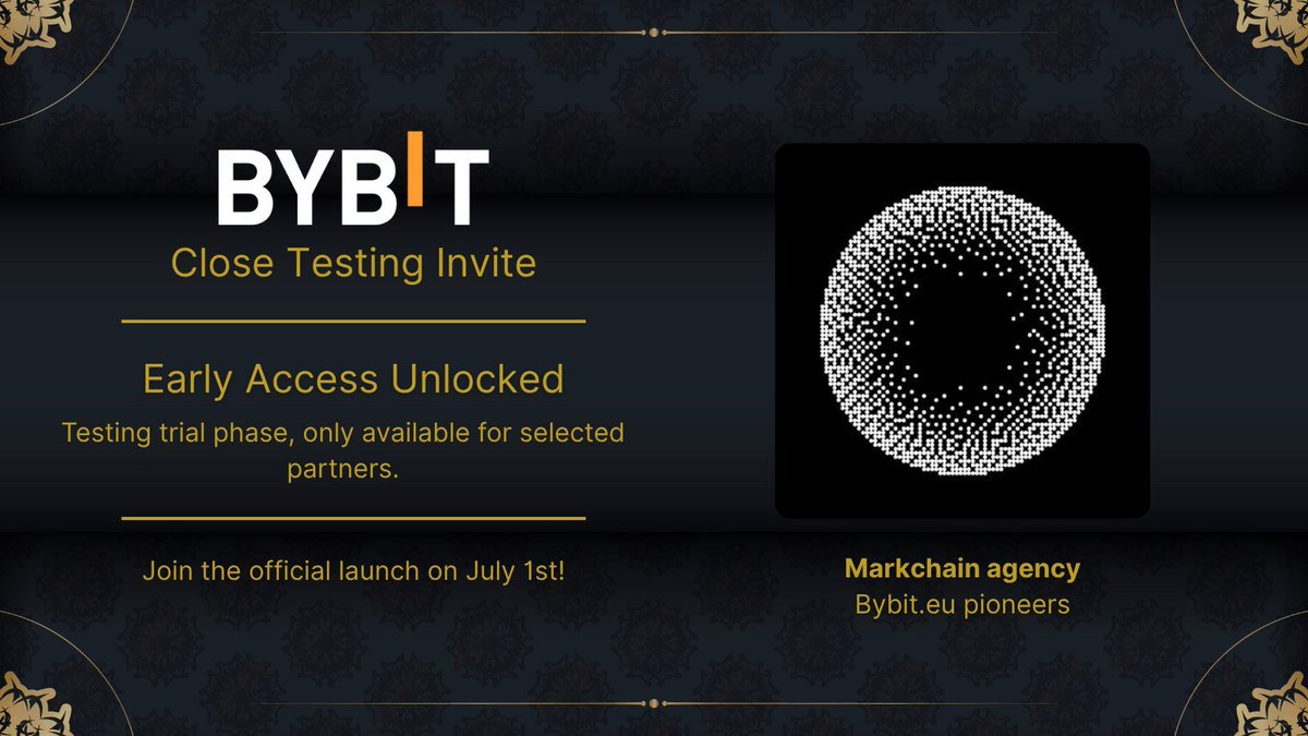 We're thrilled to renew our collaboration with <a href="/Bybit_Official/">Bybit</a> as they gear up to launch <a href="/BybitEurope/">BybitEurope</a> in France in just 14 days! 🇫🇷

This marks a major step forward in making crypto more accessible, compliant, and community-driven across Europe.

We’re proud to support Bybit in