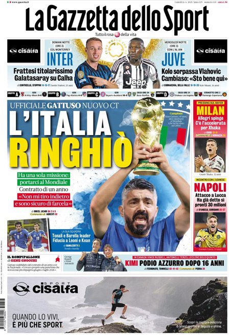 Saetta_McQueen's tweet image. Il favoloso giornalismo italiano, oggi ricorda così la terza vittoria di fila a #LeMans