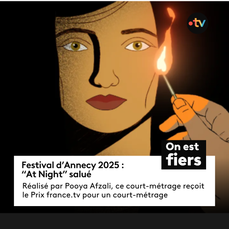Francetele's tweet photo. 🏆 #AnnecyFestival | Jamais 2 sans 3 : nos créations ont été récompensées au @annecyfestival !

Une belle reconnaissance pour l’animation française et le talent des équipes : félicitations. 👏

👉 https://t.co/b8tNvzbO8d