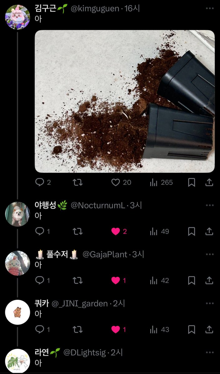 모두들 아 하고 계심

아