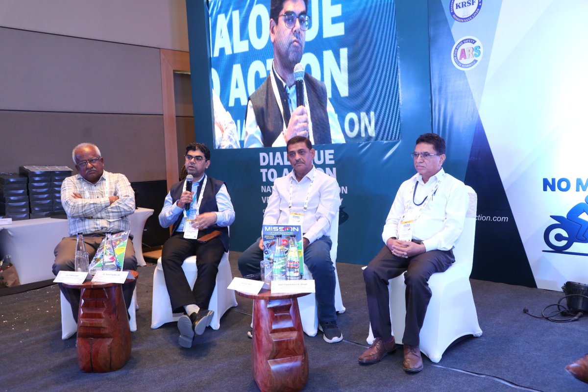 At #Dialogue #To #Action - National Summit on #VRUs and #RoadSafety 2025 : Session 2 was on Safe Road Design: Need of the Hour, 
which brought together expert panelists from multiple sectors to tackle India's infrastructure safety challenges.