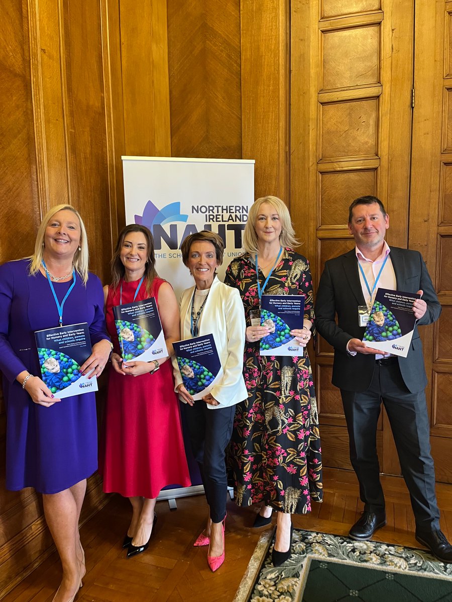 NAHT_NI's tweet image. Today is a special day. We are in the @niassembly to launch the NAHT report ‘Effective Early Intervention for Nursery & Early Years: What children, parents & schools require’ by Clare Majury and Emma Corry.