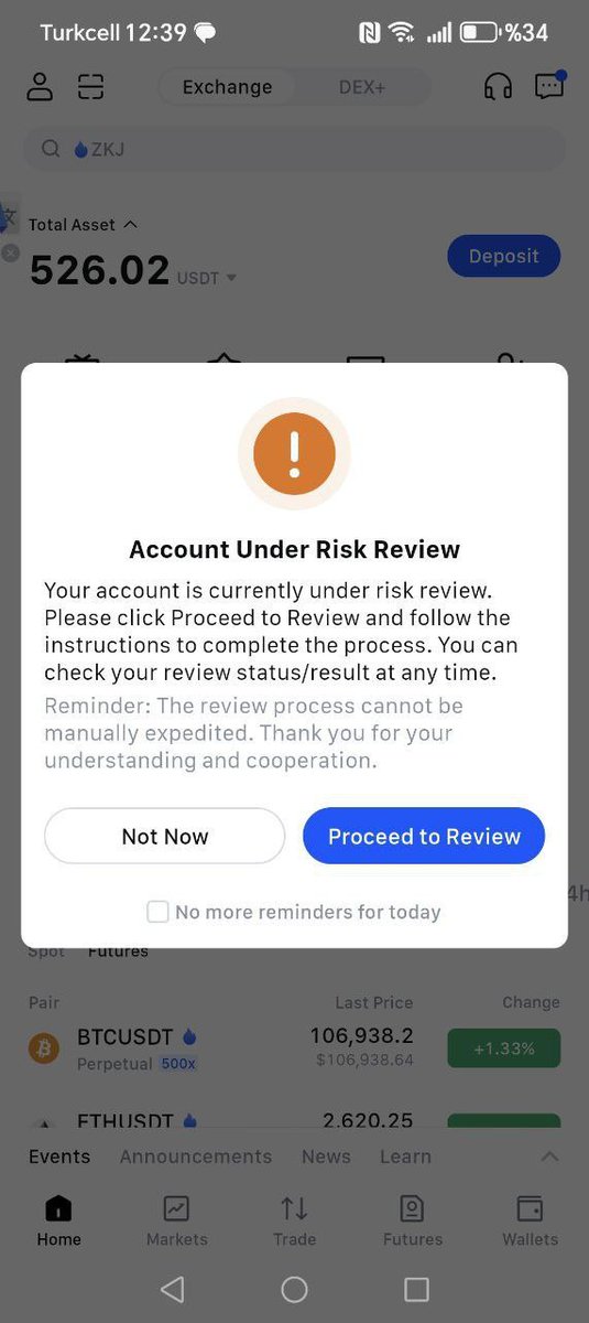 DoktorTrumpeta's tweet image. Welcoming new @MEXC_Official users facing account freezes under the ‘risk control’ policy.

I’ve seen freezes last 30-365 days with no clear reason.

If this has affected you, please share your story and any support chats or notices.

Let’s build awareness.

#MEXCriskControl