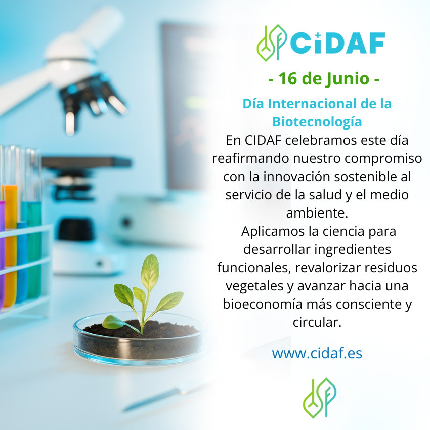 CIDAF_GR's tweet image. En CIDAF celebramos el Día de la Biotecnología apostando por una ciencia que transforma residuos vegetales en salud, sostenibilidad e innovación. Conoce proyectos como #MACROALGAE y #CHERRY4FOOD 👉 cidaf.es/proyectos