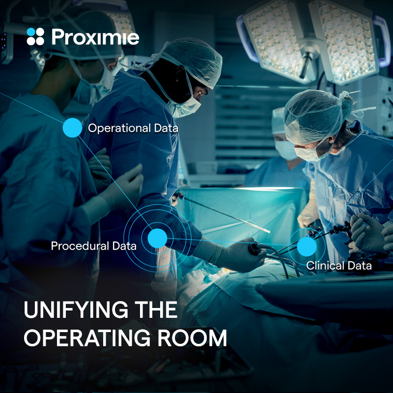 “With Proximie, guesswork and subjectivity is being replaced with insight and objectivity.”

By unifying ambient procedural data, computer vision technology, scheduling information from Electronic Health Records (EHRs), and real-time data from medical devices, Proximie is