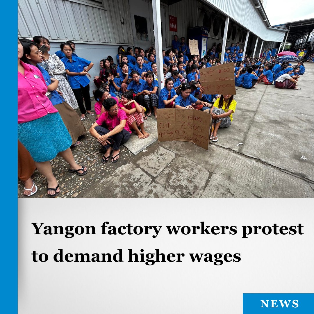 Wages have failed to keep pace with the steep rise in prices since the military seized power more than four years ago

Read more:
myanmar-now.org/en/news/yangon…