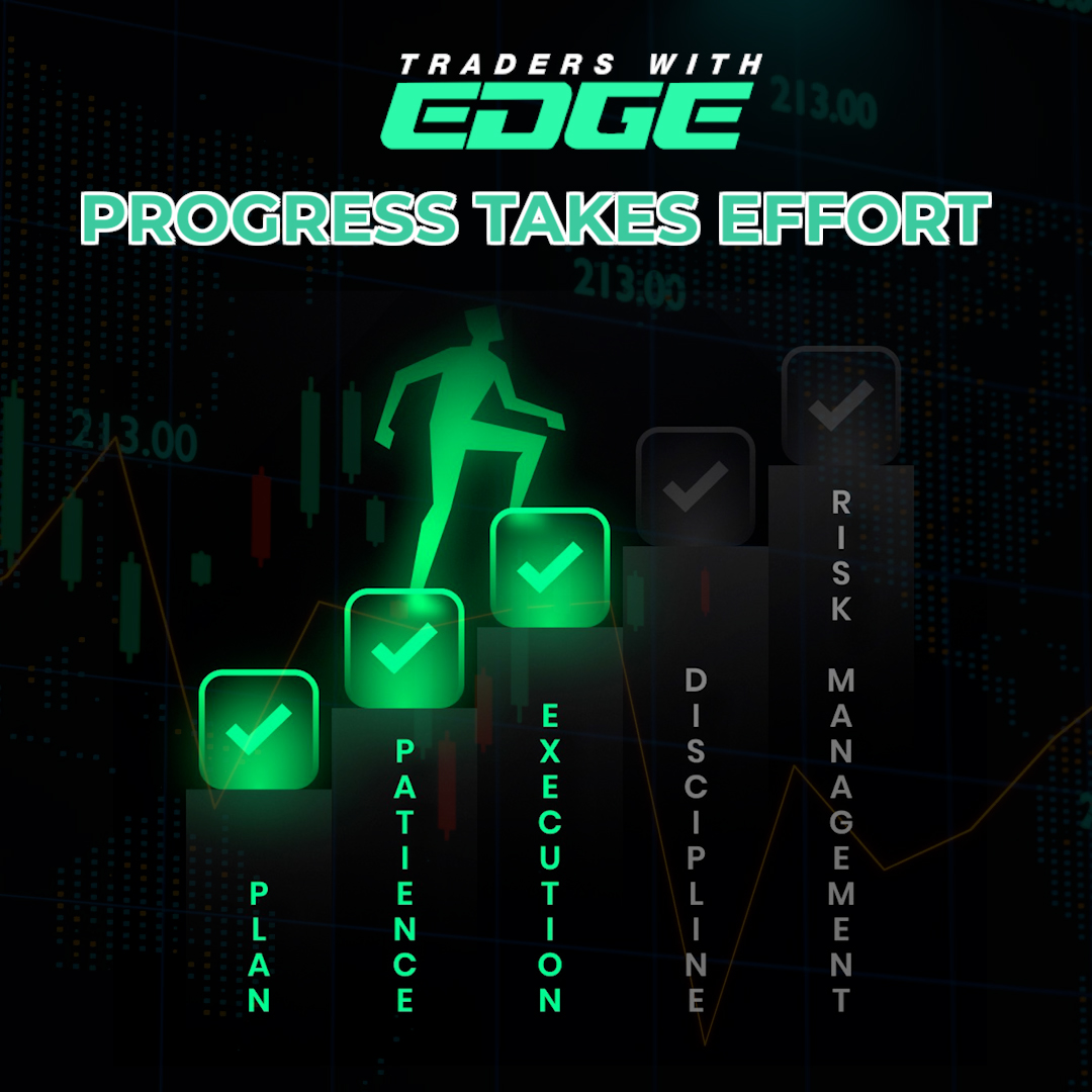 traderswithedge's tweet image. Progress in trading doesn’t happen by luck—it’s built step by step: with a solid plan, patience, and flawless execution. 📈💪

Which of these steps do you struggle with most right now?👇

#TradersWithEdge #LevelUpYourTrading #TraderDiscipline