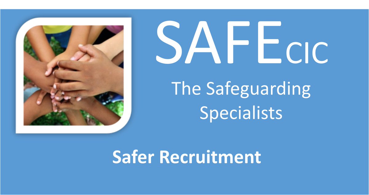 Safer Recruitment Training. Online course plus 2 Hr Live Online training
Some places available in May, June, Sept and Nov
safecic.co.uk/e-shop/all-cat…