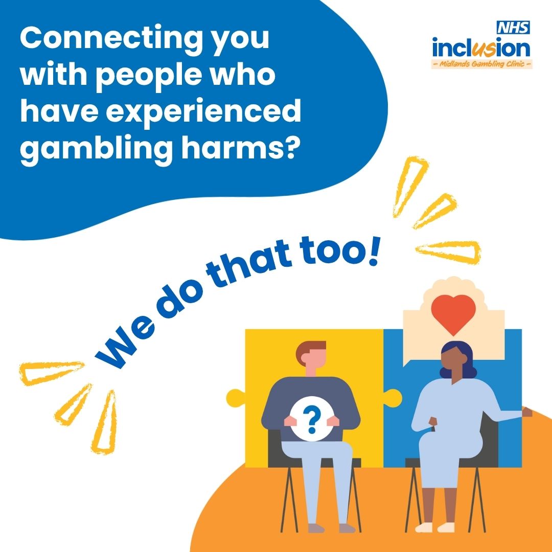 We offer the opportunity to join peer support groups with our partners at GAMFAM, alongside our specialised CBT therapy. 

You can sign up here -it’s all completely free, online, and confidential!

For therapy: orlo.uk/EldJU

For peer support: orlo.uk/qw0ig