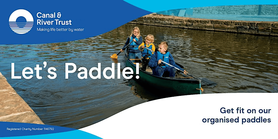 Get on the water at #WaterFest2025! 🛶 

<a href="/CanalRiverTrust/">Canal & River Trust</a> will be running 1 hour taster sessions throughout the day on canoes, kayaks and paddleboards, together with WS Outdoors and Wokingham Canoe Club.

Book your spot for a free paddling session at rdguk.info/3vLRG