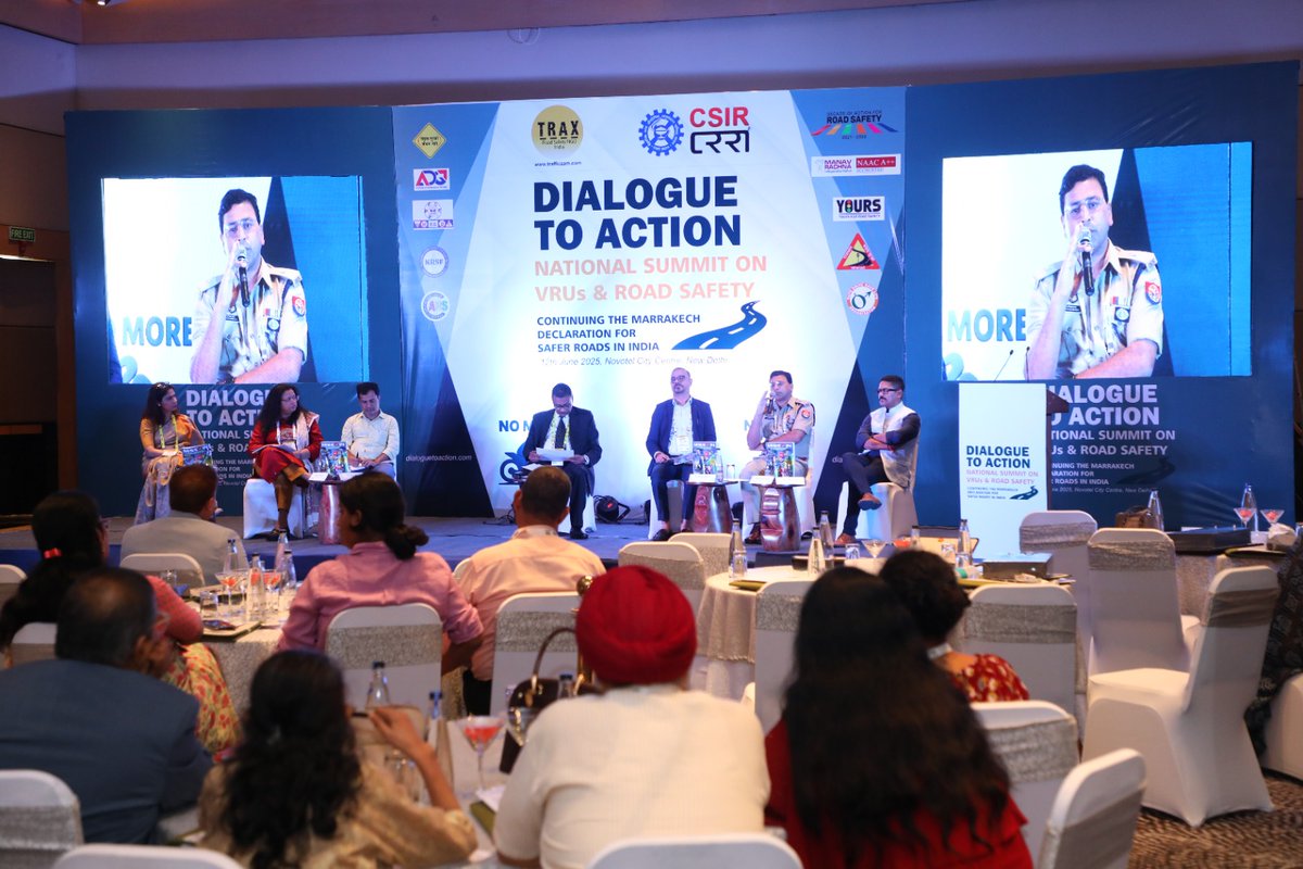 Session: 3 brought together a powerful coalition of Government representatives, #Media leaders, #NGOs, and #Private Sector stakeholders to address Road Safety challenges. This collaborative session showcased the collective commitment needed to create meaningful change.