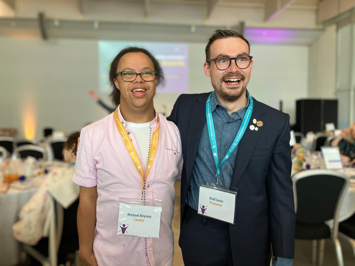niallguitesogb's tweet photo. What an honour to be asked to be a presenter at the Dimensions awards ceremony on Friday. | loved hearing all the stories and being in a room full of amazing people. Thank you #DimensionsUK it was brilliant.
#artwithaspecialgoal https://t.co/TE84VWVMlm