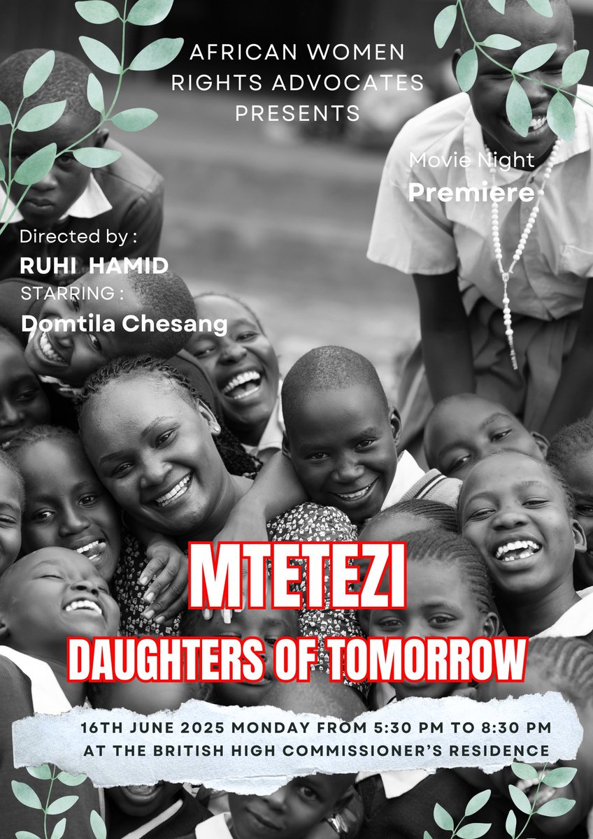 AWRA_org's tweet image. Today we mark the #DayoftheAfricanChild
Theme: “Planning and Budgeting for Children’s Rights: Progress Since 2010.”
As we premiere #MteteziFilm, we’re reminded that investing in children’s rights means protecting their voices, futures & dignity. ✊🏿💛
#DayoftheAfricanChild