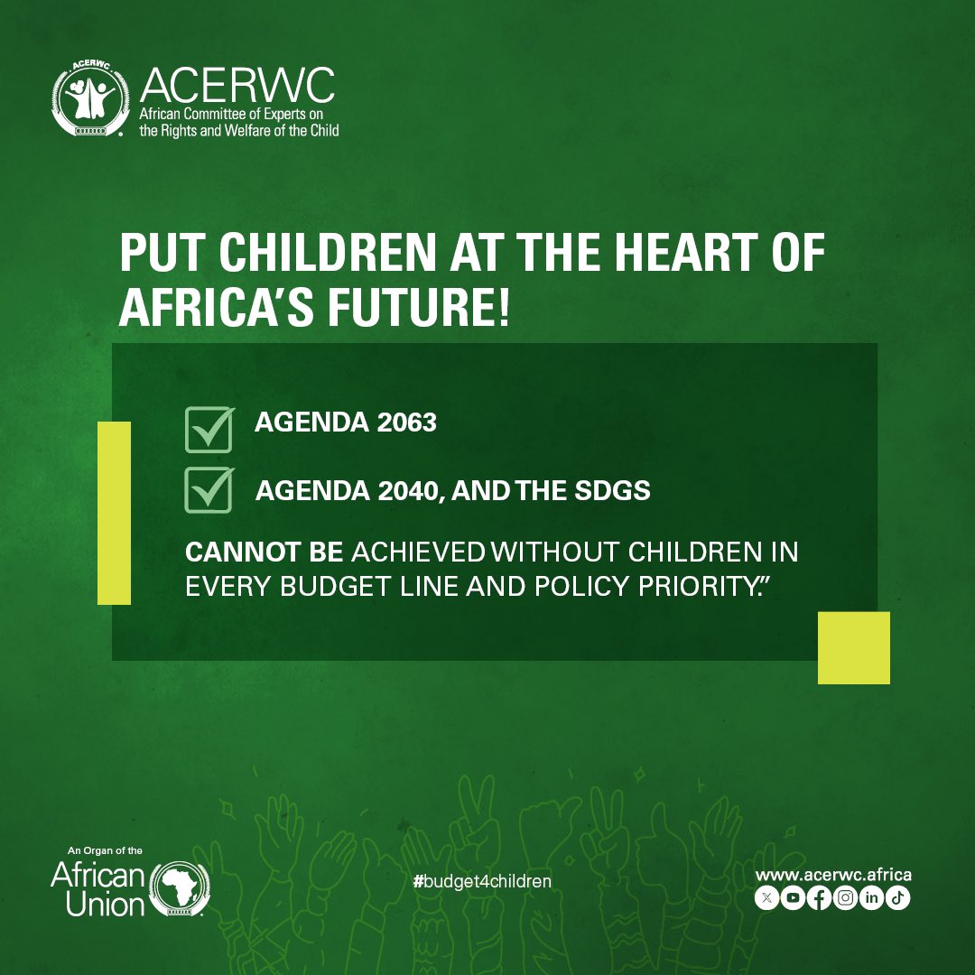 Every June 16, we mark the Day of the African Child.

“A reminder to all governments and institutions safeguarding children’s rights starts with proper planning and dedicated budget allocations”. Petrider Paul 

#Prioritizethefuture  #DAC2025