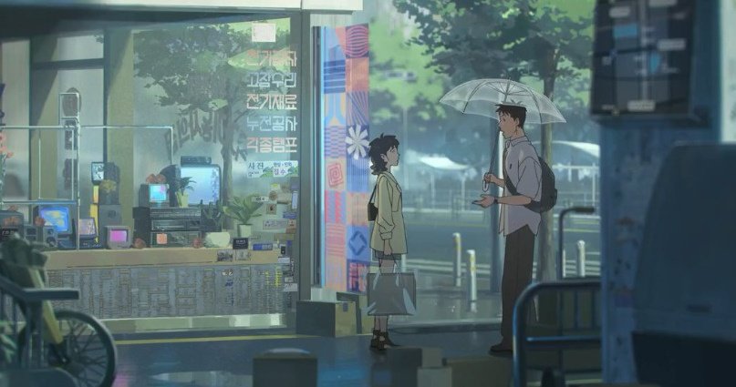 HabisNontonFilm's tweet photo. Baper parah gara-gara LOST IN STARLIGHT 😭

Film anime(?) romance Korsel yg diperanin Kim Tae-ri &amp; Hong Kyung. 

Visualnya cakep ala2 Makoto Shinkai. Sinematografinya dinamis, bikin emosi di tiap adegannya makin terasa.

Nyeritain tentang sepasang kekasih yg terpaksa LDR... https://t.co/qTAzGhaDMb