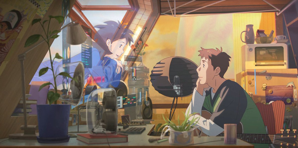 Baper parah gara-gara LOST IN STARLIGHT 😭

Film anime(?) romance Korsel yg diperanin Kim Tae-ri &amp; Hong Kyung. 

Visualnya cakep ala2 Makoto Shinkai. Sinematografinya dinamis, bikin emosi di tiap adegannya makin terasa.

Nyeritain tentang sepasang kekasih yg terpaksa LDR...