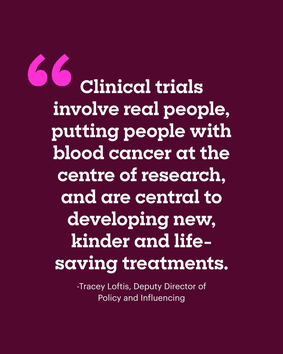 Today the Government have said millions of people can now search for and sign up to life-changing clinical trials via the NIHR Be Part of Research service on the NHS App.

We’re pleased that the Government is looking at ways to increase access to clinical trials in the UK.
1/4