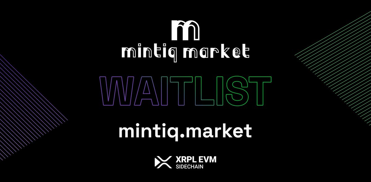 Mintiq Market (@mintiqmarket) on Twitter photo 🔥 <a href="/MintiqMarket/">Mintiq Market</a> waitlist is LIVE!
Join now and receive points from the First NFT Marketplace on XRPL EVM as early supporter!
🔗 mintiq.market
🚀 Hurry up! Waitlist will close fast! Testnet is just around the corner!
#XRPLEVM #XRPL #NFTs $XRP 🔥 <a href="/MintiqMarket/">Mintiq Market</a> waitlist is LIVE!
Join now and receive points from the First NFT Marketplace on XRPL EVM as early supporter!
🔗 mintiq.market
🚀 Hurry up! Waitlist will close fast! Testnet is just around the corner!
#XRPLEVM #XRPL #NFTs $XRP