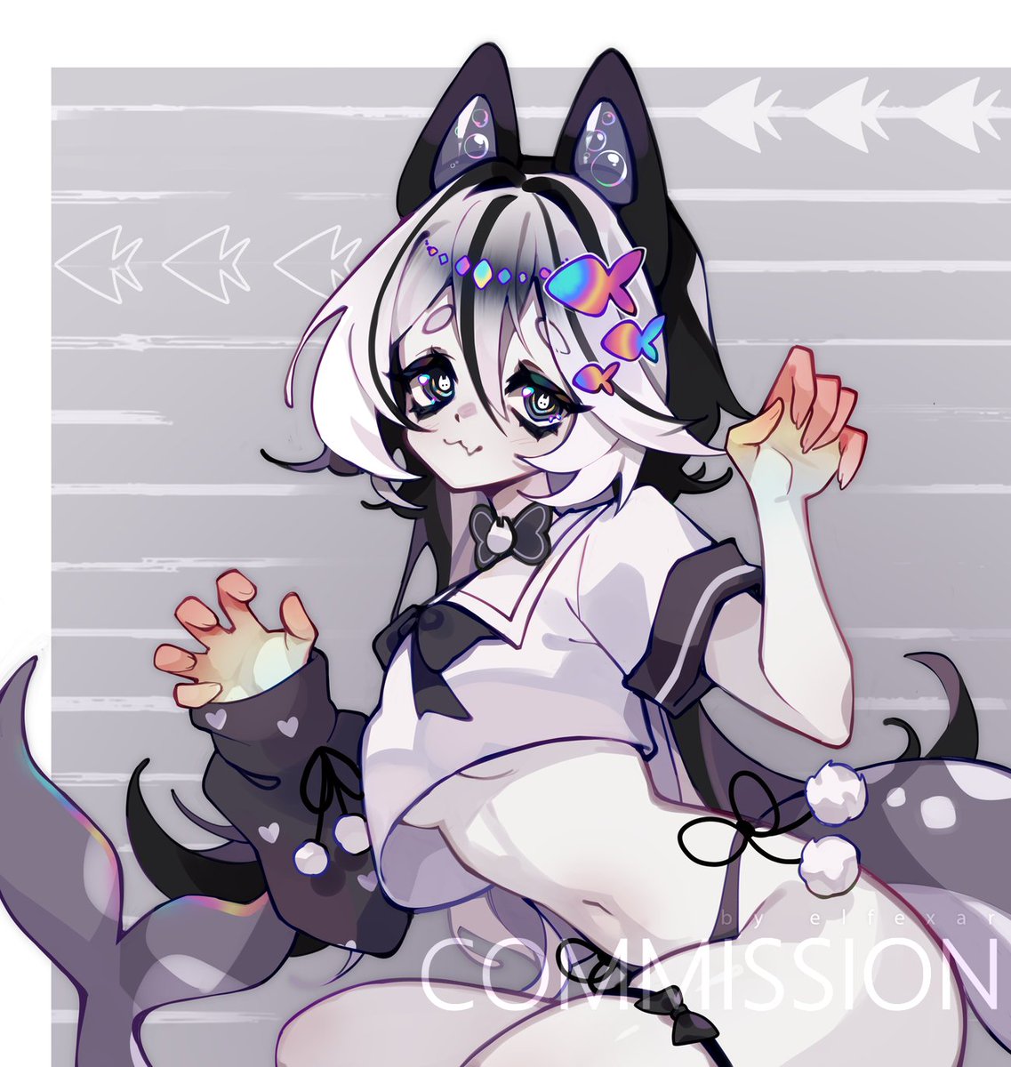 Elf_EXAR's tweet image. for ene444ka 🖤🤍🖤