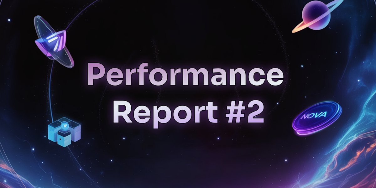 ai_nova_off's tweet image. 🚀 NOVA Performance Report #2 is LIVE! 

📈 Key Highlights:
- +1.84% Computing Hashrate Growth
- +2.81% veNOVA Staking Increase 
- 318 NFTs Minted (Premium Pricing Sustained)
- 🔥 720M $NOVA BURN June 17th
- 🎮 Treasure Guard War GameFi COMING SOON

The AI × MEME × DeFi…