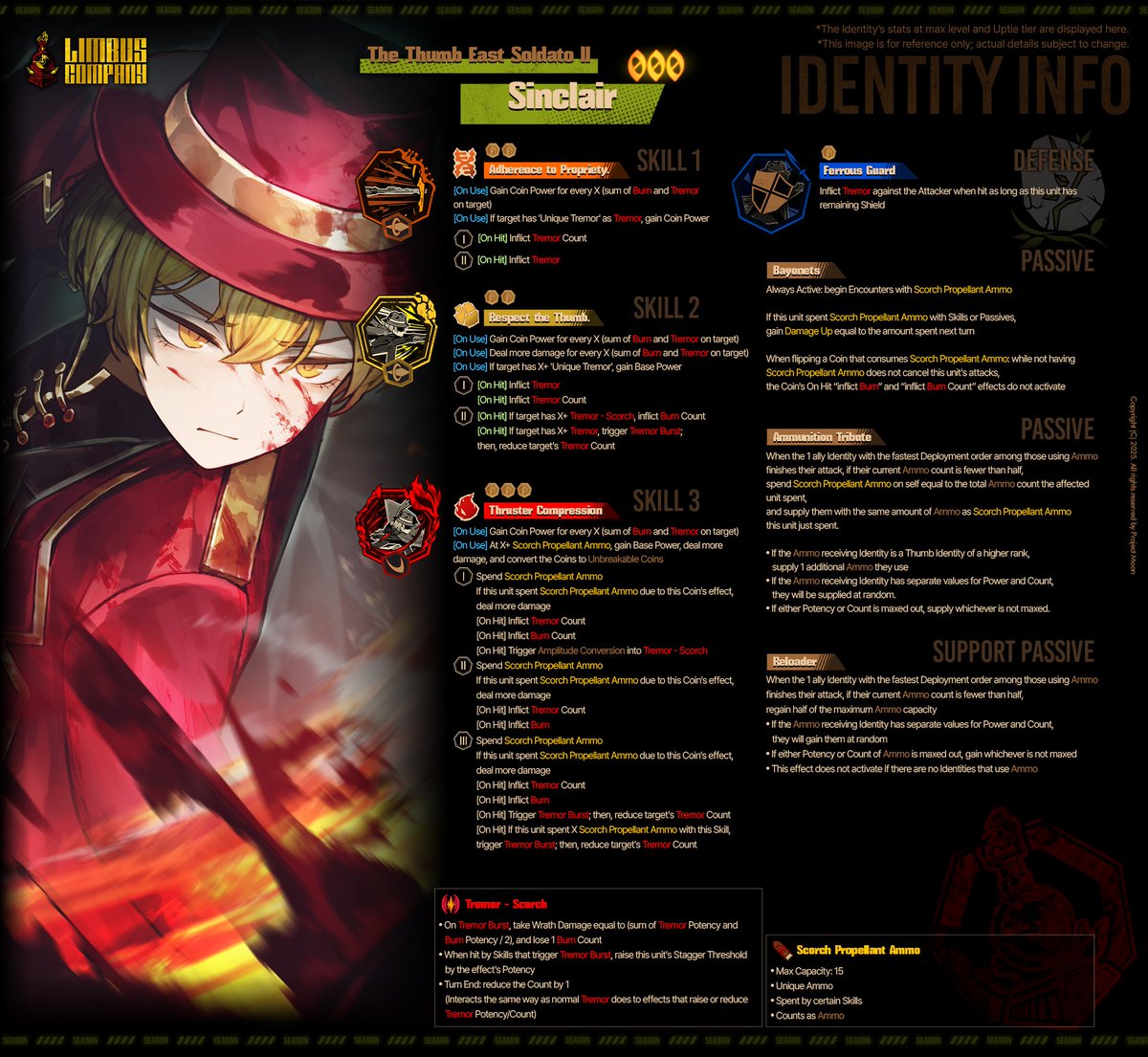 2025.06.19 (KST) 신규 인격 특정 추출 / 新規人格特定抽出 / New Identity Target Extraction

[000] 동부 엄지 솔다토 II 싱클레어 / 東部親指ソルダートII シンクレア /  The Thumb East Soldato II

#LCB #림버스 #LimbusCompany #リンバス