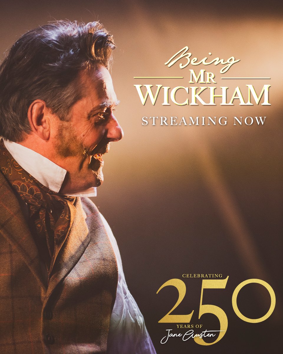 Have you seen Being Mr Wickham? We'd love to hear your thoughts! Reply with your review of the show and we might share them across our social channels as we celebrate 250 years of Jane Austen ✨