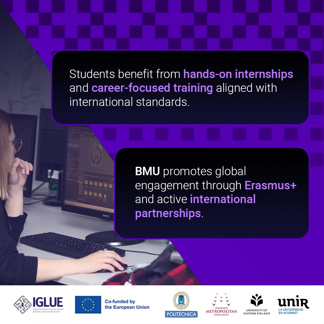 Meet The Project Partners: Metropolitan University, Belgrade!

A leader in IT, digital media &amp; management in Serbia, Metropolitan empowers 1,000+ students with practical, future-ready skills.

#IGLUEProject #Education #Innovation #EdTech #EscapeRooms #Collaboration