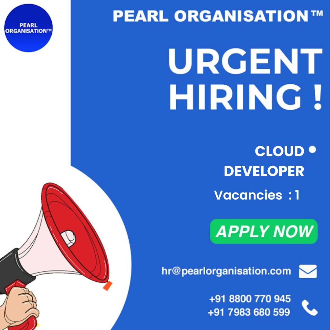 pearlorgs's tweet image. #URGENT #HiringAlert We are looking for #CloudDeveloper at our #Dehradun_HQ Location.  Share your updated #CV at hr@pearlorganisation.com /OR you can #call at +91-7983680599 / +91-8800770945  Visit - pearlorganisation.com/careers #PearlOrganisationJobs
