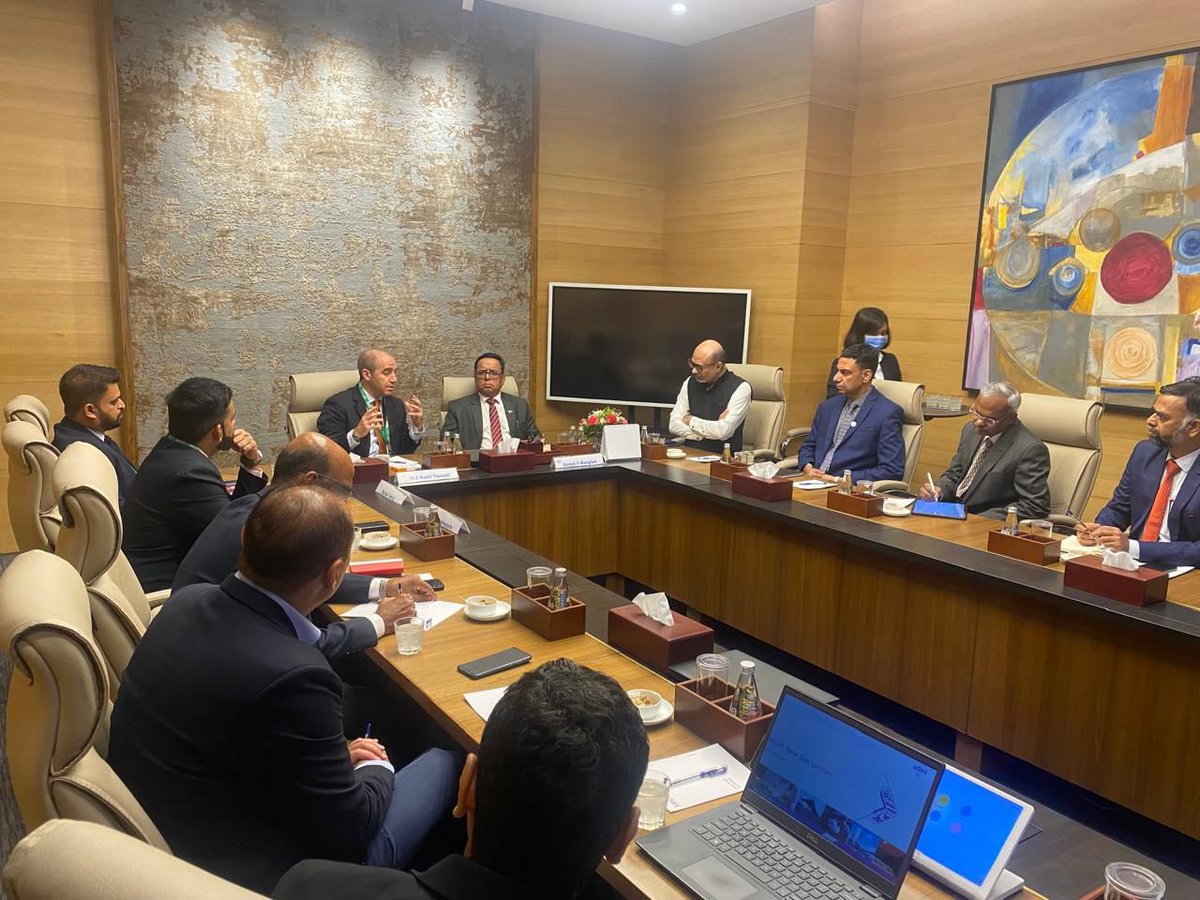 NL Consulate Mumbai (@nlinmumbai) on Twitter photo Consul General Nabil Taouati engaged with key players <a href="/ATGL/">All Trans Global</a> and @GERMI on Innovation in Renewable Energy:
Hydrogen blending, Electrolyzer tech & turning waste into H₂. All tying into India-Netherlands research and innovation cooperation.
Big things ahead! #IndoDutch #Hydrogen Consul General Nabil Taouati engaged with key players <a href="/ATGL/">All Trans Global</a> and @GERMI on Innovation in Renewable Energy:
Hydrogen blending, Electrolyzer tech & turning waste into H₂. All tying into India-Netherlands research and innovation cooperation.
Big things ahead! #IndoDutch #Hydrogen