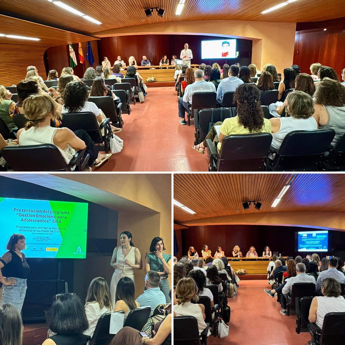 DG de Participación e Inclusión Educativa (@dgpeie) on Twitter photo 🗓️El pasado 12 de junio la <a href="/DGPeIE/">DG de Participación e Inclusión Educativa</a> celebró las Jornadas de Buenas Prácticas de los equipos de Bienestar Emocional 2024/25.
Durante el acto se han presentado también los programas GEA y GRUBEA.
¡Enhorabuena por los excelentes recursos y el trabajo desarrollado!👏👏👏
<a href="/EducaAnd/">Consejería Desarrollo Educativo y FP</a> 🗓️El pasado 12 de junio la <a href="/DGPeIE/">DG de Participación e Inclusión Educativa</a> celebró las Jornadas de Buenas Prácticas de los equipos de Bienestar Emocional 2024/25.
Durante el acto se han presentado también los programas GEA y GRUBEA.
¡Enhorabuena por los excelentes recursos y el trabajo desarrollado!👏👏👏
<a href="/EducaAnd/">Consejería Desarrollo Educativo y FP</a>