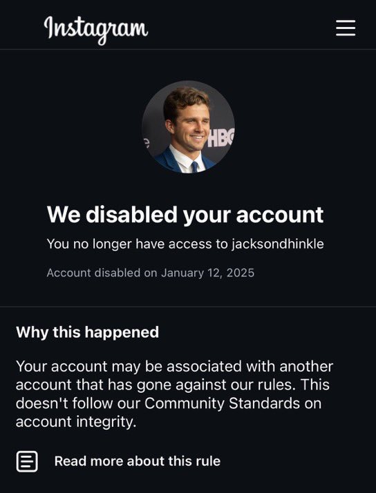 ✅ GENOCIDAL NETANYAHU gets to keep his Instagram.

❌ I get BANNED for standing against his GENOCIDE.