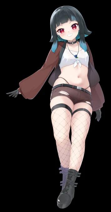 納品報告 蛇乃ルアさん(#lua_hebi)の立ち絵を描かせていただきました! 好きをたくさん詰め込んだので、隅々まで見てね #蛇乃絵