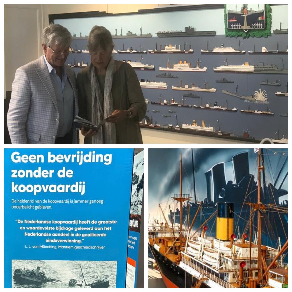 1939_1946WO2's tweet image. Onlangs bezocht Willemien van Montfrans onze expositie Varen voor Vrijheid. 

Haar bezoek aan onze expositie als zowel oud burgemeester van @gemeentekatwijk als oud voorzitter van het Nationaal Comité 4&amp;amp;5 mei is zeer betekenisvol. 

@allesoverkatwyk @rtvkatwijk #vrijheid