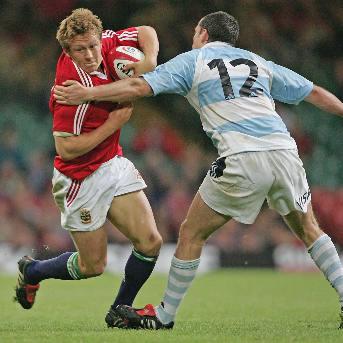 The British &amp; Irish Lions tour gets underway on Friday when they face Argentina in Dublin.

The last time the two met was in May 2005.

Newcastle Falcons' Jonny Wilkinson started at fly-half in a 25-25 draw in Cardiff, kicking a late penalty to tie the game.

Here he is, being