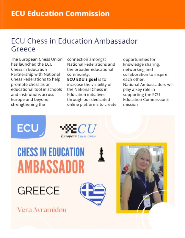 ECU_Education's tweet image. The latest ECU Magazine is out with the Latest #ChessinEducation News from the ECU Education Commission. Read online with interactive links to learn more: 👉
madmagz.app/viewer/683ef7a…