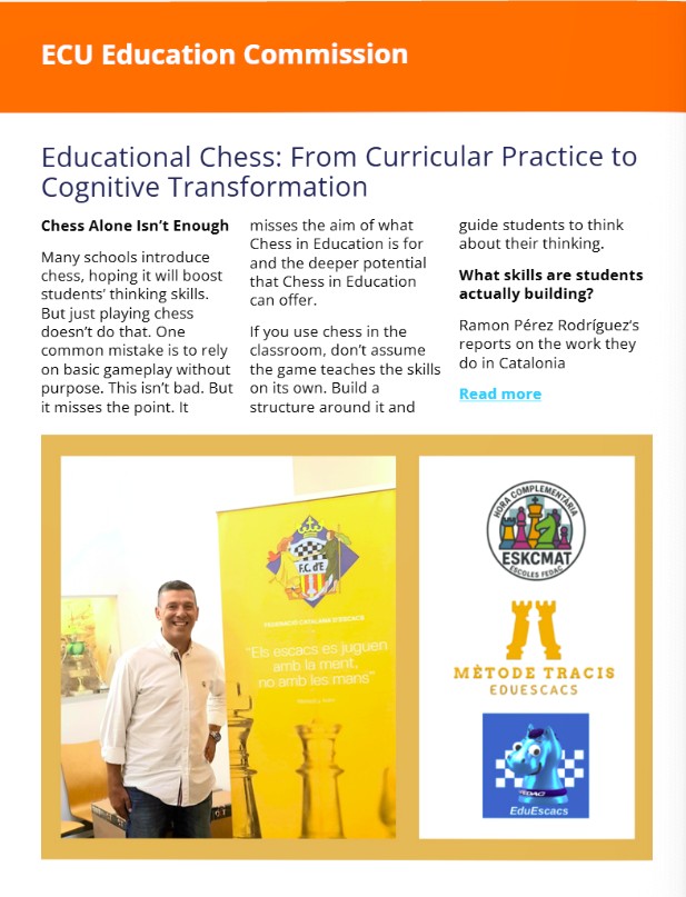ECU_Education's tweet image. The latest ECU Magazine is out with the Latest #ChessinEducation News from the ECU Education Commission. Read online with interactive links to learn more: 👉
madmagz.app/viewer/683ef7a…