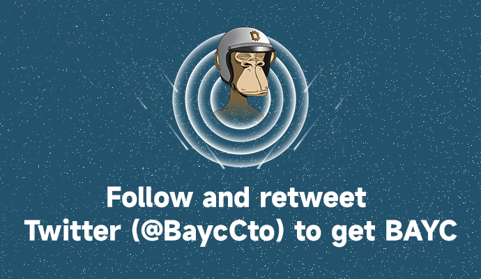 🎉 BAYC SOL Chain Airdrop Giveaway Announcement 🎉

Event Duration⏰: June 16, 2025, 18:00 — June 23, 2025, 18:00 (UTC+8)
How to Participate👇:
1️⃣ Follow Twitter <a href="/BaycCto/">BAYC_CTO</a>
2️⃣ Retweet + Like the pinned tweet: 🔗 x.com/BaycCto/status…
3️⃣ Comment your SOL chain wallet address