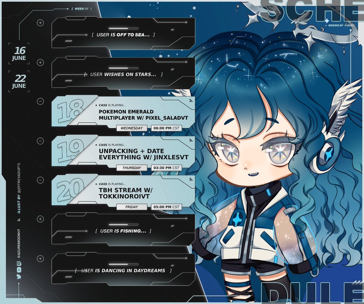 ꒰ა cass ✶ the celestial sea envtuber ໒꒱ tweet media