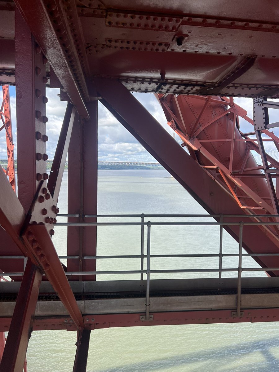 Takenphotograph's tweet image. Here’s a wee sneak preview of what’s in store if you are lucky enough to have got tickets to the ‘ultimate tour’ @barnardos Your View event this year . We were up picking the best spots to photograph you from !
@NetworkRailSCOT #yourview @ForthBridges