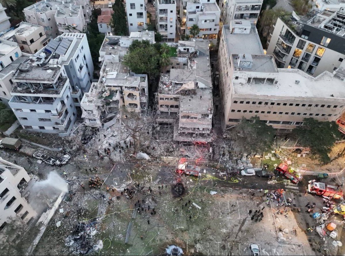 Tel Aviv this morning