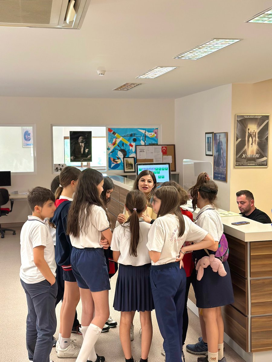 librarybilkent's tweet image. 📚 Today, we had the pleasure of welcoming students from METU College to our library!
🌟 We introduced our library collections during their visit and conducted an enjoyable library tour. We thank our young visitors for their interest in our library! 

#BilkentLibrary #MetuCollege
