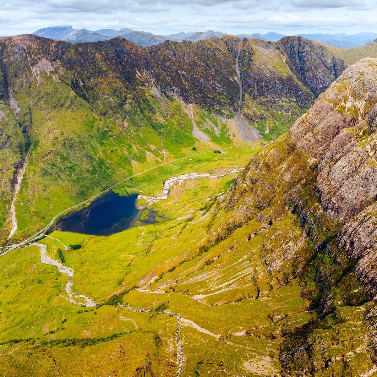 Loch Achtriochtan and Glen Coe #Scotland #DJI #GlenCoe #Highlands damianshields.com
