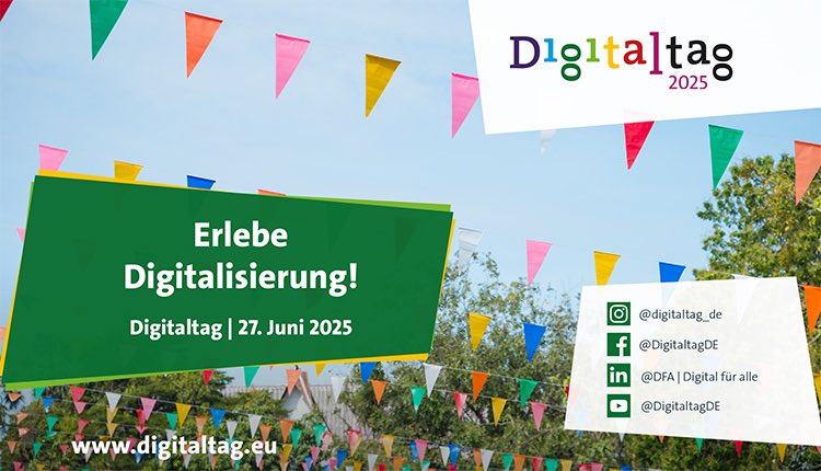 Wir sind auch in diesem Jahr wieder Partner beim #Digitaltag. Deutschland muss digitaler werden, vor allem auch in der Verwaltung. Hier ist noch viel zu tun. Erst dann wird digitale Teilhabe Realität.