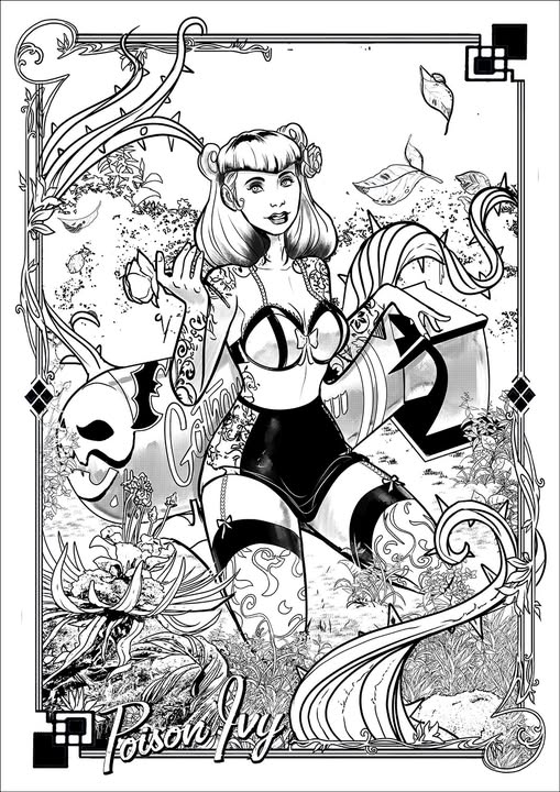 Danielofmaine's tweet photo. BOMBSHELLS PIN UP: POISON EVE Commission!
#traditionalinks #dc #dccomics #bombshells #poisoneve https://t.co/LKwqrvIsnO